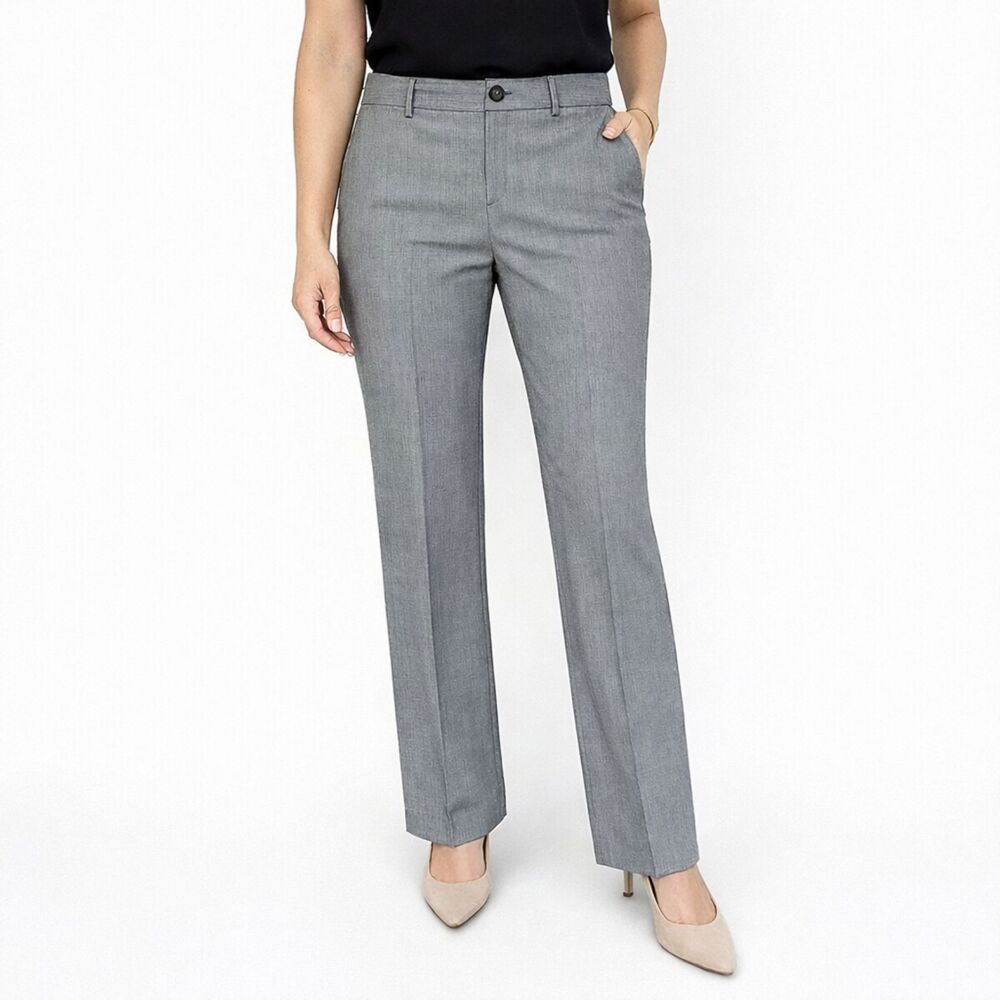 Banana Republic The Logan Fit Stretch Pants Size 12 Long 12L Wool Blend